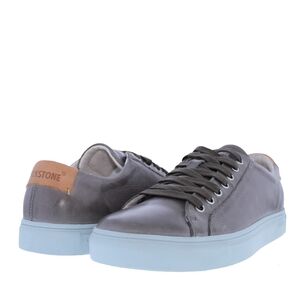 BLACKSTONE NM-01 Low-Rise Charcoal Gray Leather Sneakers Size 46 US 12 Men's